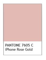 rose gold pantone